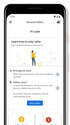 Google Personal Safety android App screenshot 0