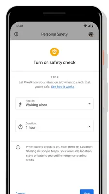 Google Personal Safety android App screenshot 2